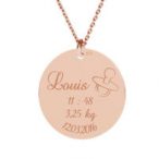 Engraving necklace for mom